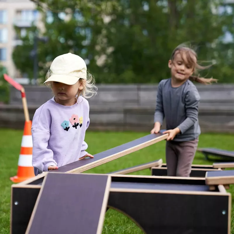 Kinderspiel, Holzkonstruktion, Spielplatz, Rutschbahn, Garten-Spielzeug