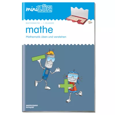 Mathematik, Lernheft, Klasse 1, Puzzlebuch, Kleines Lernheft