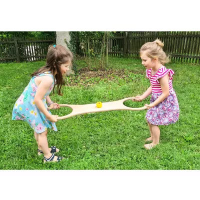 Seesaw, Holz, Kleines Spielzeug, Kreisel, Ball