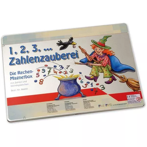 Zahlenspiel, Magnetbox, Magnetkasten, Lernspiel, Zahlenzauber
