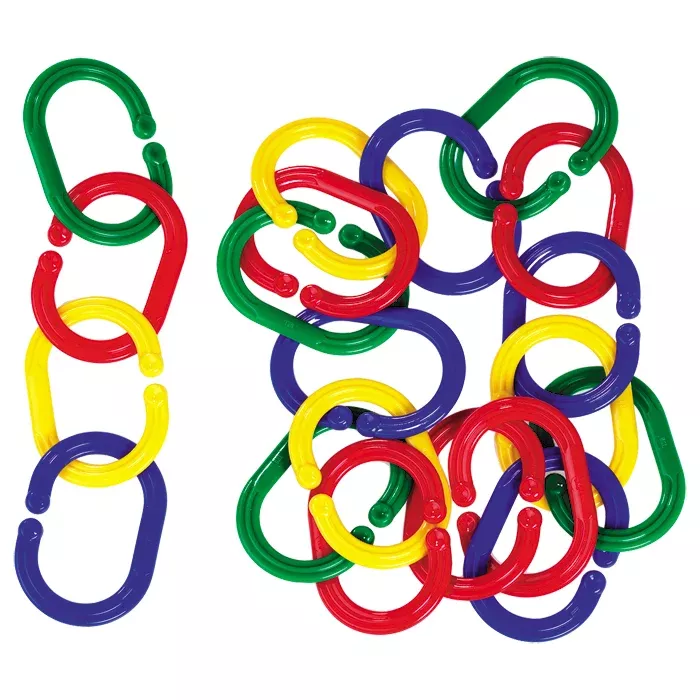 Kettenrequisiten, Ketten, Spielzeugkette, Bunte Ketten, Kunststoffkette
