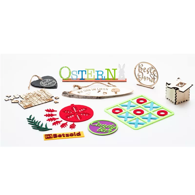 Holzdekoration, Ostern, Dekoschnitte, Figuren, Bastelset