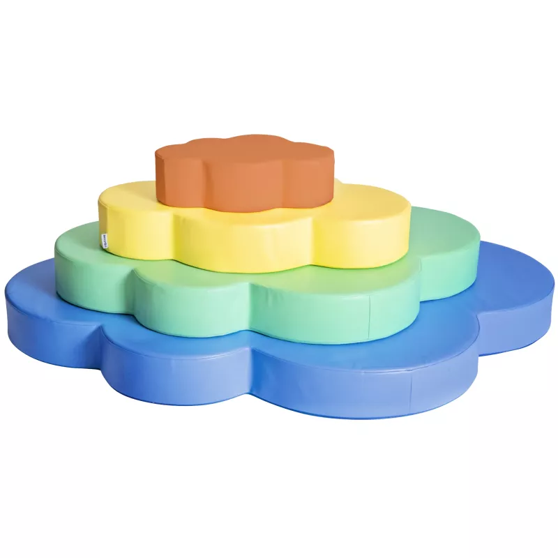 Puzzle, Schwamm-Mahnen?, Farbige Schichten, Verkettelte Matten, Weiche Spielmatte