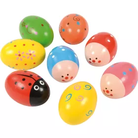 8 Rassel-Eier