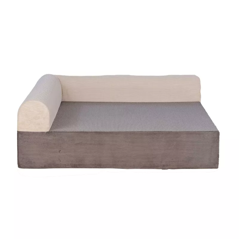 Sofa, Schlafsofa, Rückenrolle, Mehrfarbig, Kleines Ecksofa