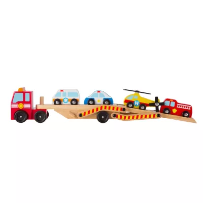 Holzspielzeug, Spielzeug-LKW, Kofferanhänger, Holzauto, Mentaler Transport