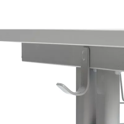 Haken, Metall, Grau, Kleiderhaken, Tischgestell