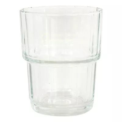 Glas, Kaffeeglas, Stapelglas, Transparent, Zwei-Etagen Glas
