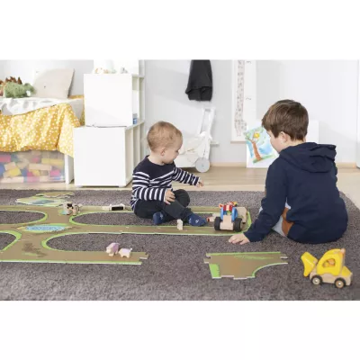 Kinderzimmer, Spielzeugauto, Holzbahn, Kinderbahn, Spielset