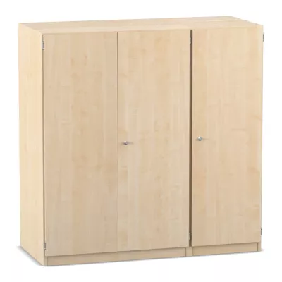 Schrank, Kleiderschrank, Holzoptik, vier Türen, Hängeschrank