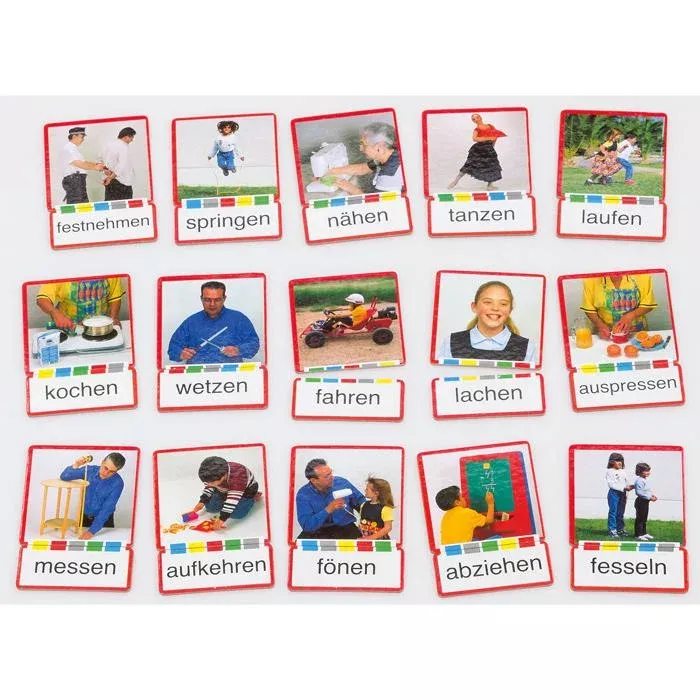 Kinderaktivitäten, Alltagsaktivitäten, Sprachkarten, Bildkarten, Spielkarten