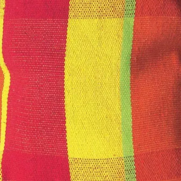 twill, gestreift, bunt, gelb, rot