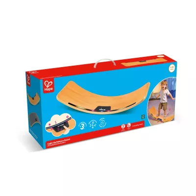 Balance Board, Holz, Geglättet, Kinder, Heller Blau
