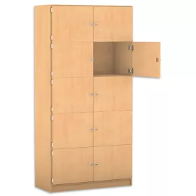 Schließfachschrank, 94,4 cm breit, mit 10 Fächern