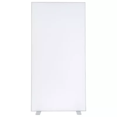 Schrank, Korpus, weiß, Glasboden?, Sockel aus Metall