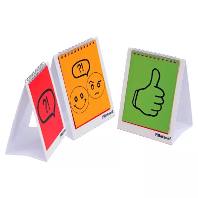 Tabelle Tischkalender, Spiralkalender, Taschenkalender, Kleiner Tischkalender, bunte Gesichter