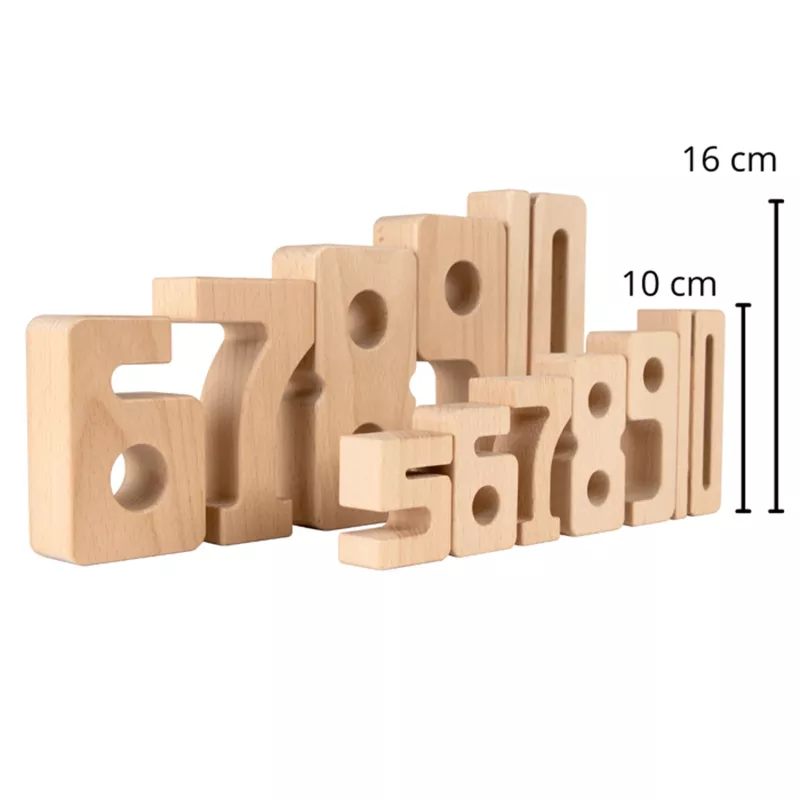 Holzbausteine, Kinderbausteine, Holzspielzeug, Bausteine-Set, Holzblokke