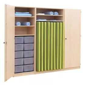 Flexeo® Liegepolsterschrank mit 10 Boxen und 2 Türen