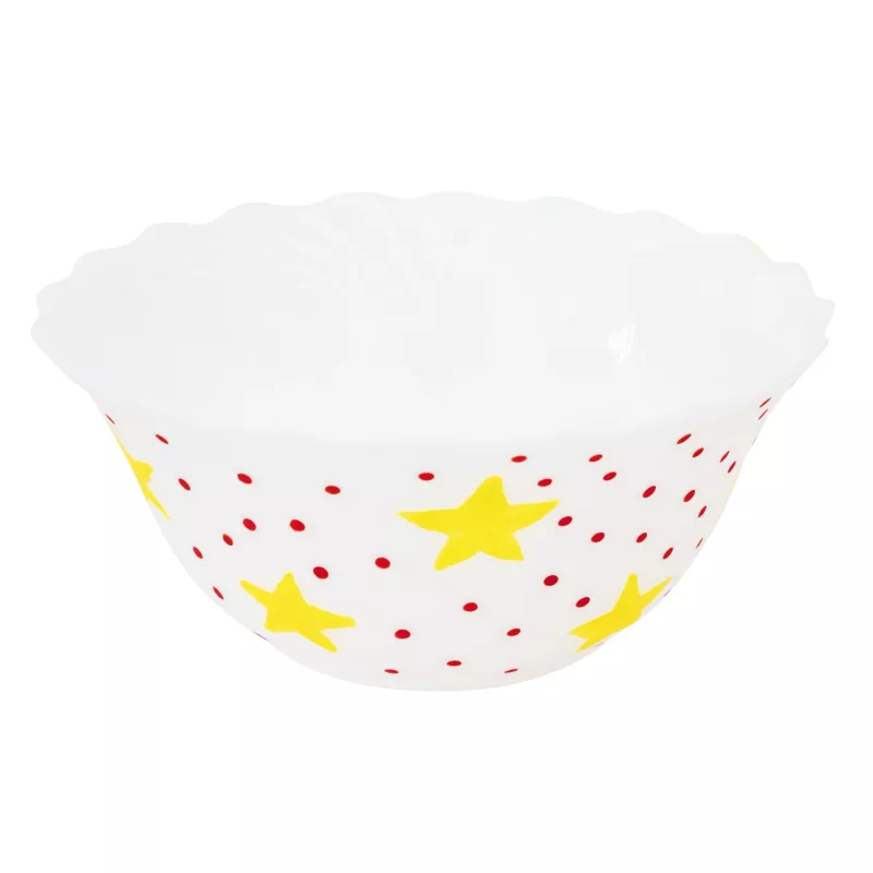 Schüssel, Porzellan, gelb, Sterne, Dots
