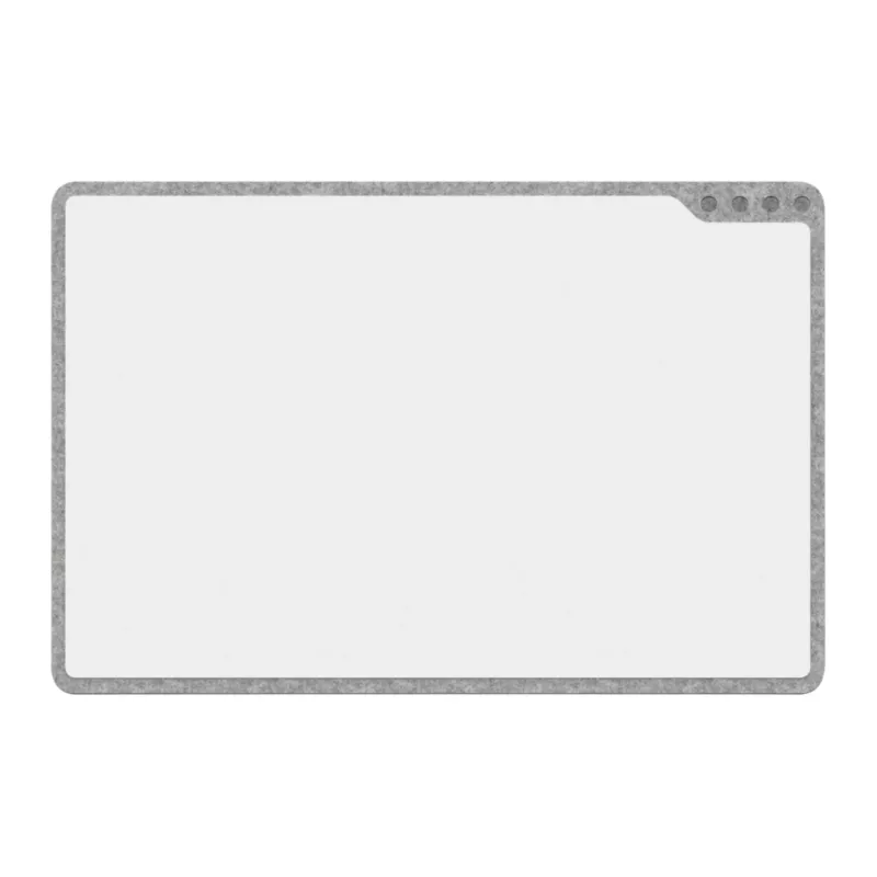Magnezit, Magnettafel, glänzende Oberfläche, rechteckig, Rahmen