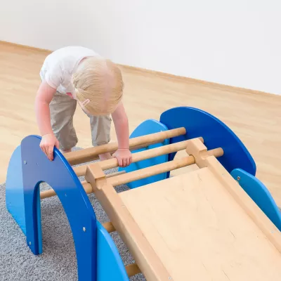 Kletterturm, Kinderklettergerüst, Holzspielzeug, Rutsche, Spielturm