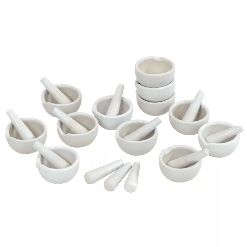 mortar, pestle, keramik, weiß, satz