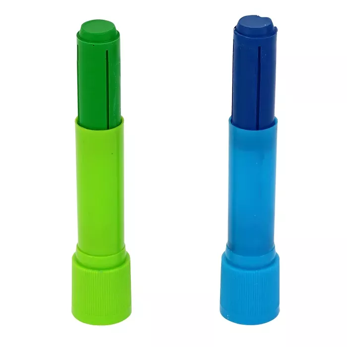 Marker, Dual-cap, Green marker, Blue marker, Chisel tip