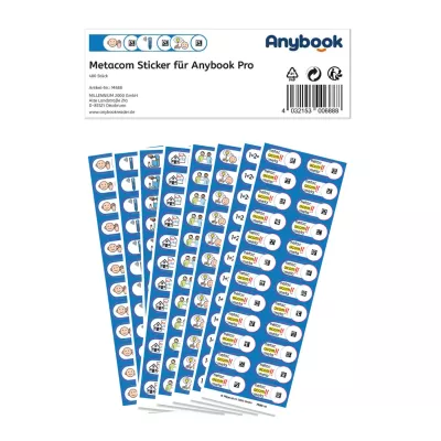 Sticker, Metacom, Anybook, Pro, Sticker-set