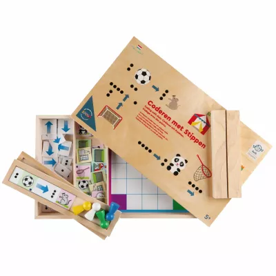Holzspielzeug, Lernspiel, Matte/Spielbrett, Stempel/Markers, Kleinteile