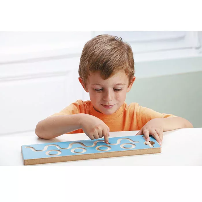 Holzpuzzle, Lernspiel, Formenpuzzle, Tierformen, Kitzelpfad