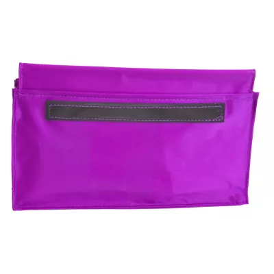 Clutch, Lila, Brieftasche, Satin, Schwarzer Streifen