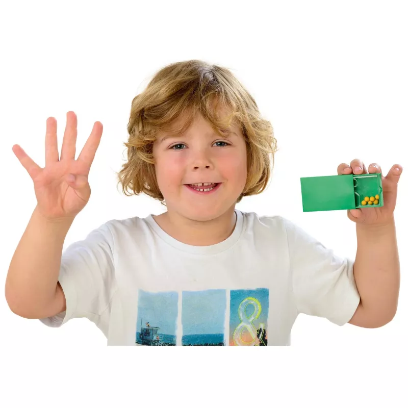 Kinder, Halter, Schachtdose, Gelbe Perlen, T-Shirt