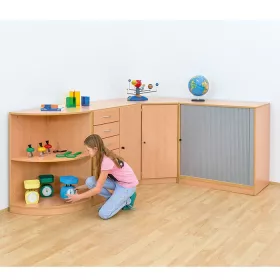Abschlussregal rund - Höhe: 190 cm