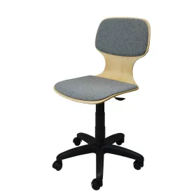 Drehstuhl mit Sitzschale, fahrbar, gepolstert