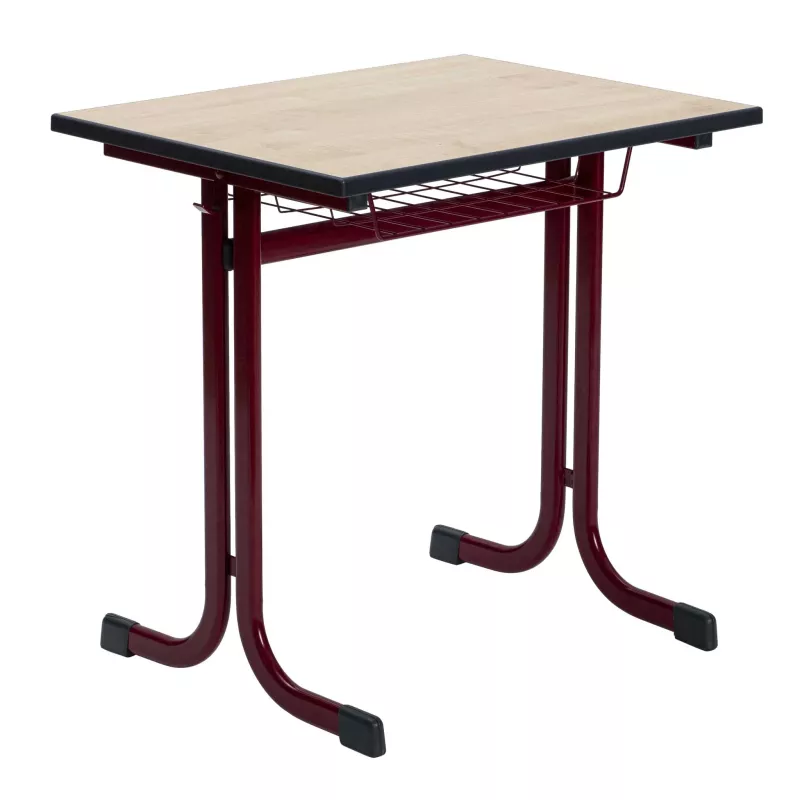 Schreibtisch, Schülerschreibtisch, klappbarer Tisch, Holzplatte, Metallbeine