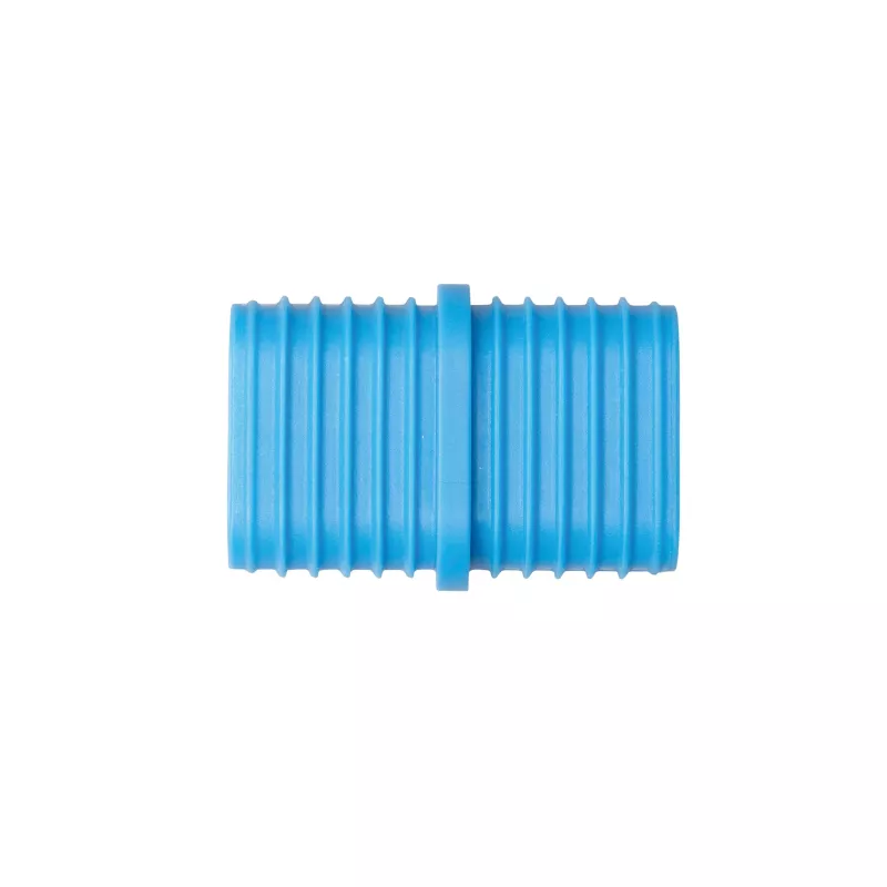 Gummiadapter, Schlauchanschluss, blau, Rippenstruktur, Adapterteil