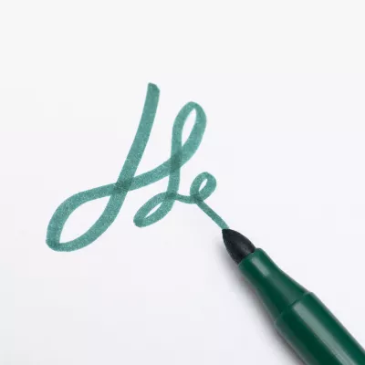 handwritten, Kalligraphie, Marker, Grün, Buchstabe