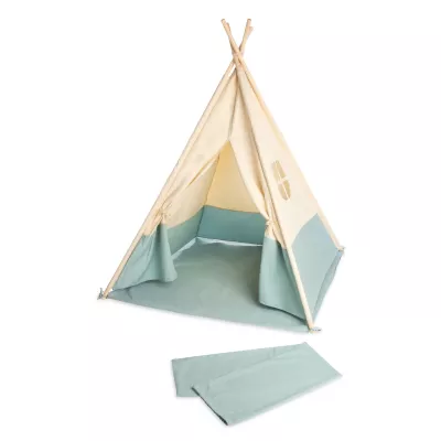 Tipi, Spielzelt, Kinder, Holzgestell, Tagesdecke