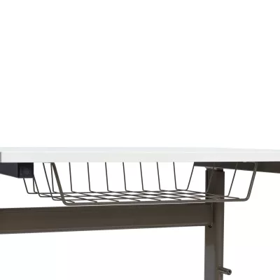 Schubladenkorb, Aufbewahrungskorb, Metallkorb, Gitterkorb, unterer Regalaufsatz