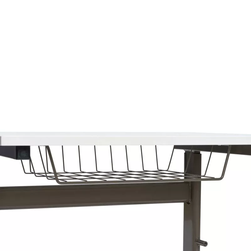 Schubladenkorb, Aufbewahrungskorb, Metallkorb, Gitterkorb, unterer Regalaufsatz