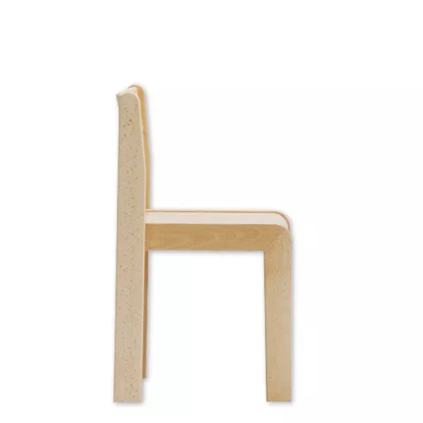 Holzstuhl, Sessel, Stuhl, Naturholz, Gerade Kante
