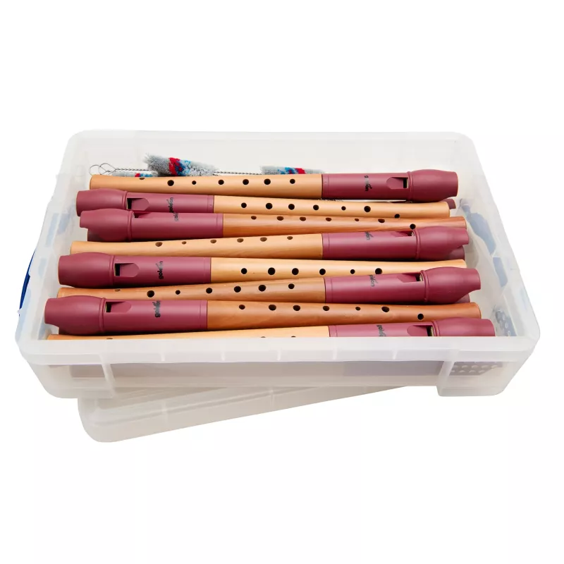 holzblockflöte, holzflöte, blockflöte, pink, tray