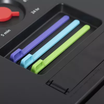tape, labels, colored, multicolor, slots