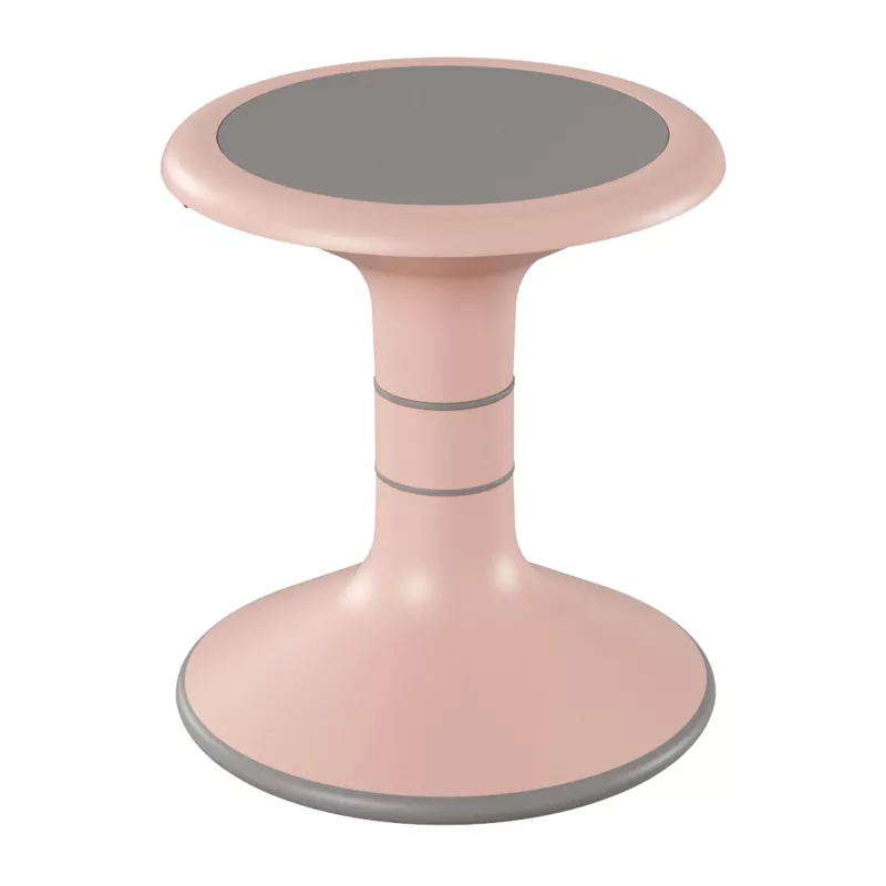 Beistelltisch, Rundtisch, Glasplatte, Rosa, Beistelltisch