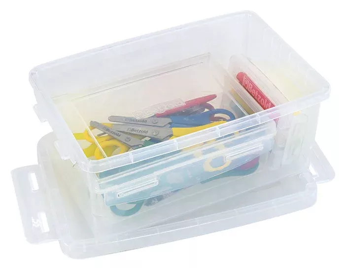 Aufbewahrungsbox, Kunststoffbox, Sortierbox, Werkzeugkasten, Klebeband