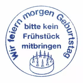Wir feiern Geburtstag