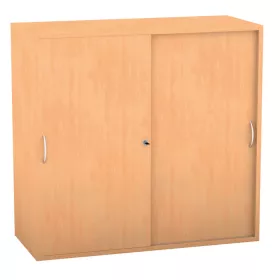 Aufsatz-Schiebetürenschrank, 90,9 x 94,4 cm, mit 2 Böden