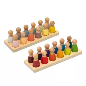 12 farbige Spielfiguren