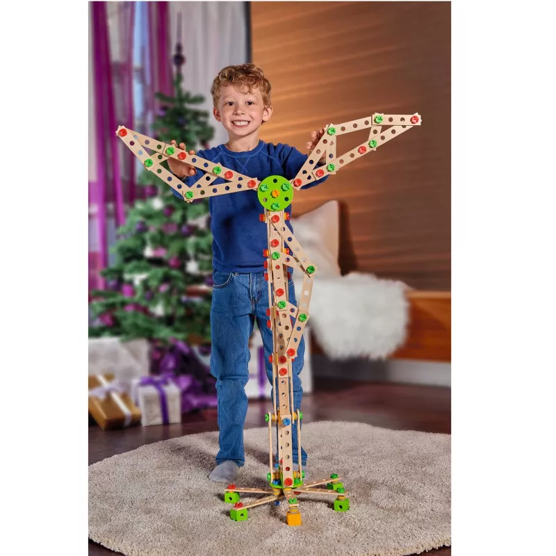 Konstruktion, Holzbausatz, Holzstäbe, Figurenbau, Spielzeugbau