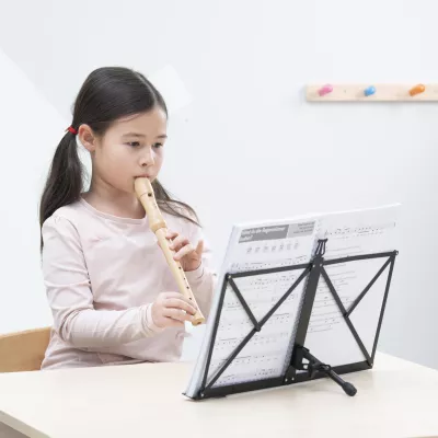 Kinder, Blockflöte, Musikinstrument, Notenblatt, Musikunterricht